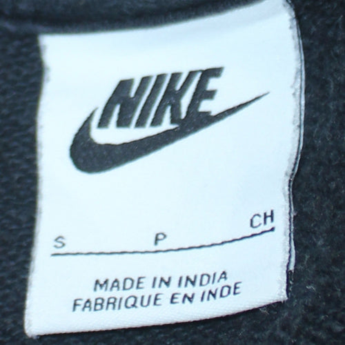 Nike Men's Black Crew Neck Logo Sweatshirt Size S