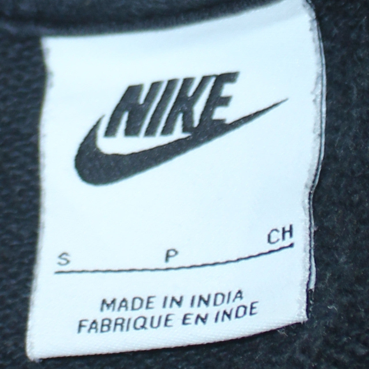 Nike Men's Black Crew Neck Logo Sweatshirt Size S