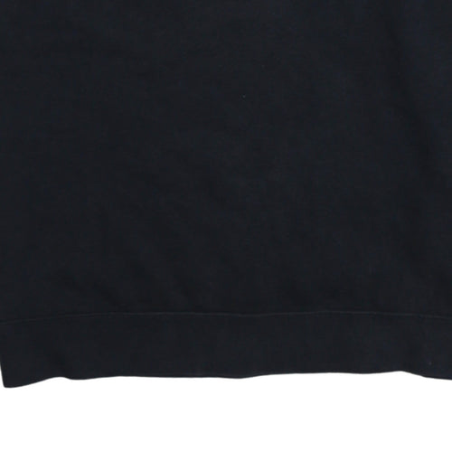 Nike Men's Black Crew Neck Logo Sweatshirt Size S