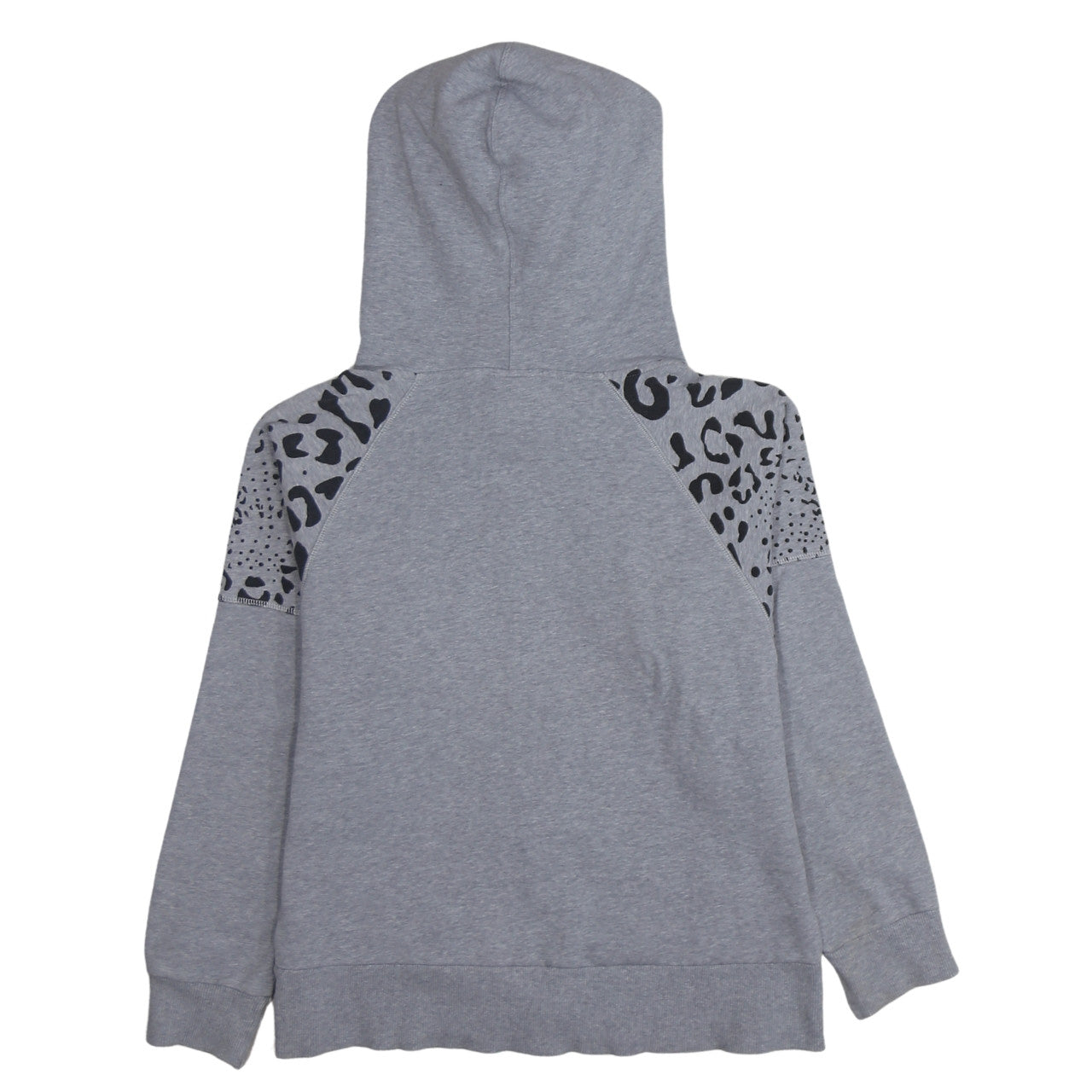 Adidas Women's Grey Animal Print Full Zip Hoodie XS