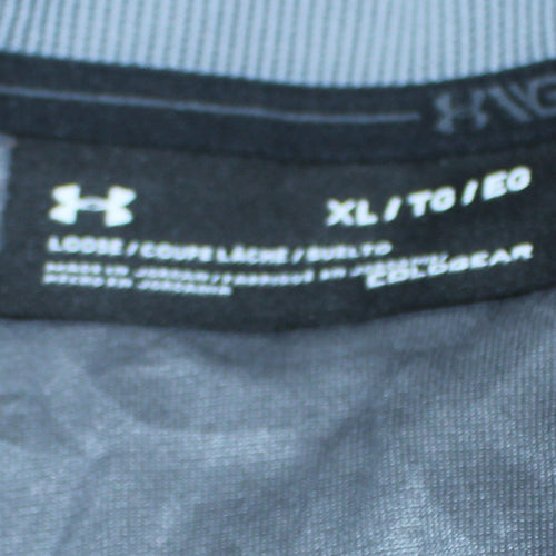 Under Armour Men's Grey XL Long Sleeve Golf Polo Shirt