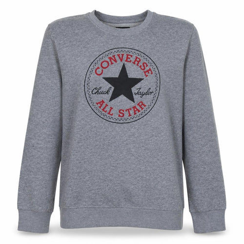 Converse Boys Grey Crew Neck Sweatshirt XL 13-15 Years Graphic Print
