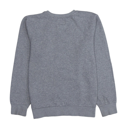Converse Boys Grey Crew Neck Sweatshirt XL 13-15 Years Graphic Print