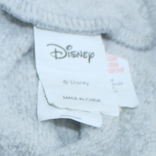 Disney Winnie the Pooh Grey Christmas Sweatshirt Women M 12/14
