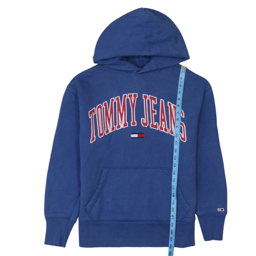 Tommy Jeans Men’s Blue Logo Pullover Hoodie Size M