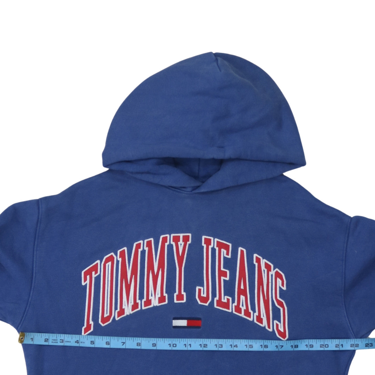 Tommy Jeans Men’s Blue Logo Pullover Hoodie Size M