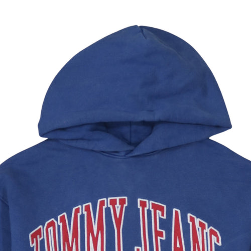 Tommy Jeans Men’s Blue Logo Pullover Hoodie Size M