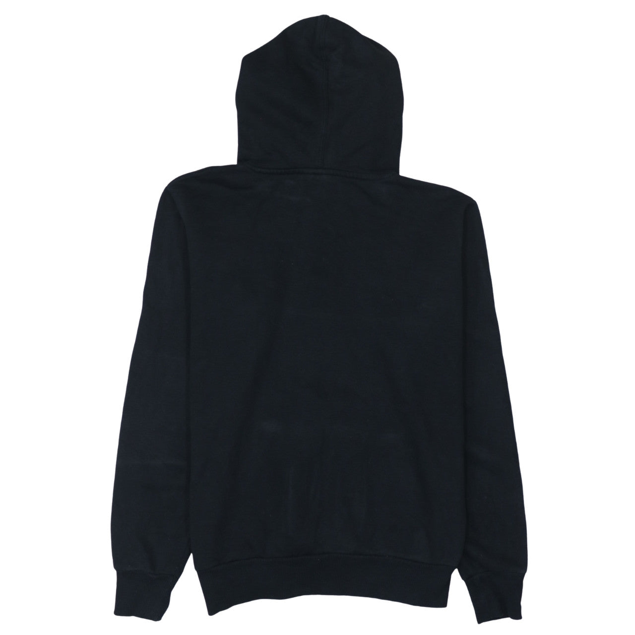 FILA Men's Black Pullover Hoodie Small Logo Fleece Sweatshirt