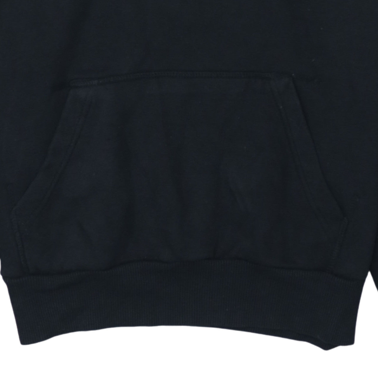 FILA Men's Black Pullover Hoodie Small Logo Fleece Sweatshirt
