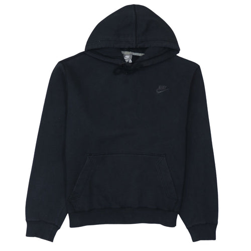 Nike Men's Black Pullover Hoodie Sweatshirt Size L Fleece Logo