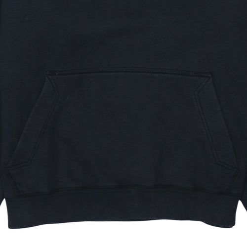 Nike Men's Black Pullover Hoodie Sweatshirt Size L Fleece Logo