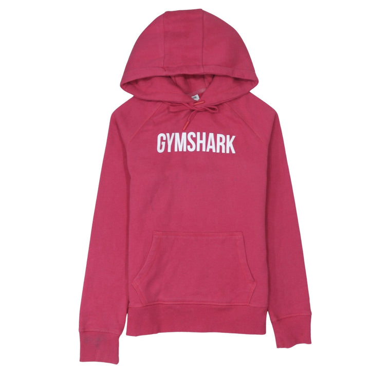 Gymshark Women’s Pink XS Pullover Hoodie Logo Cotton Blend