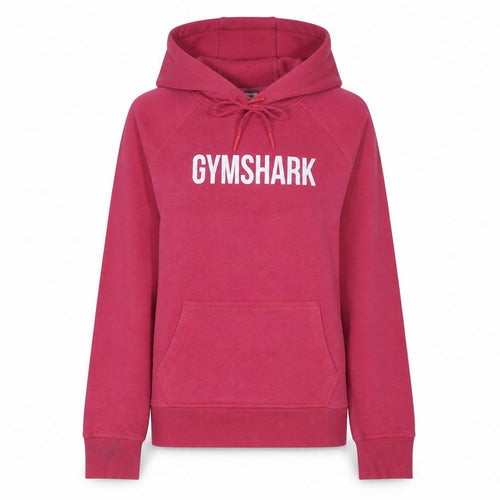 Gymshark Women’s Pink XS Pullover Hoodie Logo Cotton Blend