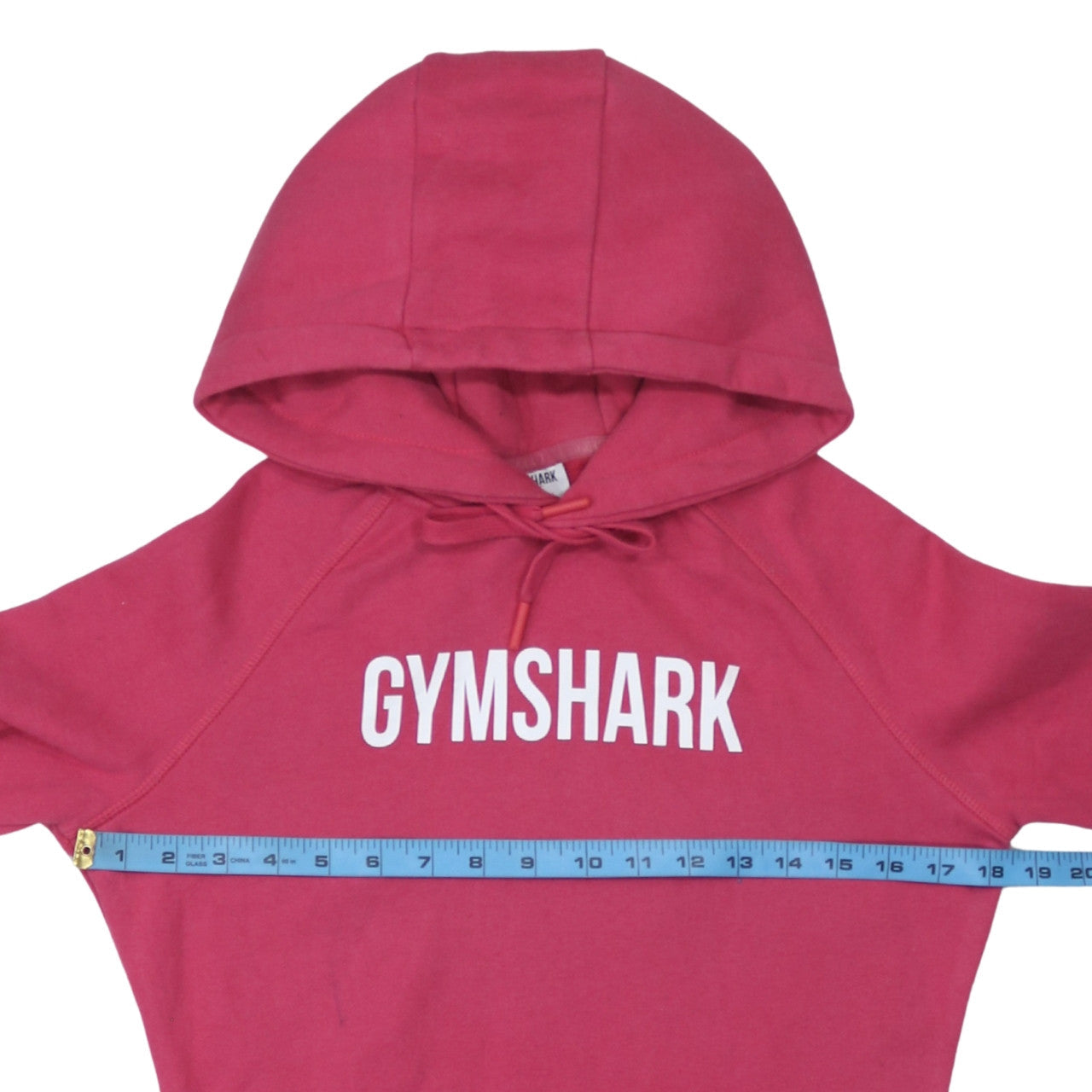 Gymshark Women’s Pink XS Pullover Hoodie Logo Cotton Blend