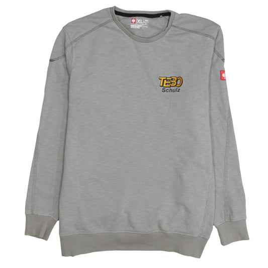 Engelbert Strauss Men's Grey XL Cotton Pullover Sweatshirt