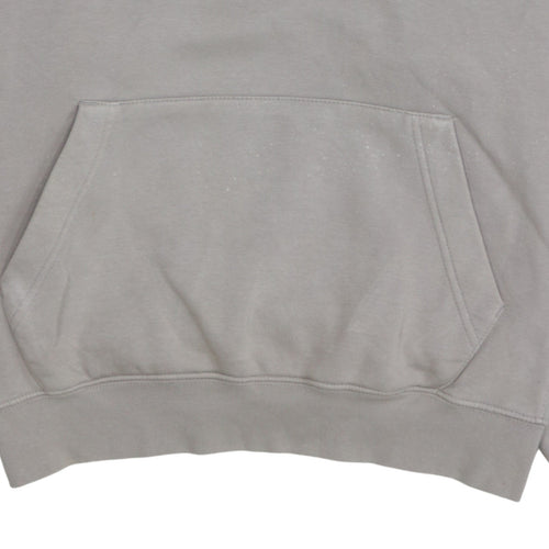 Nike Men's Grey Pullover Hoodie Small Fleece Logo Sportswear