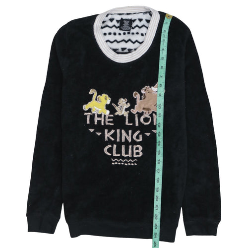 Love to Lounge Women's Black Fleece Lion King Nightshirt Size 10-12