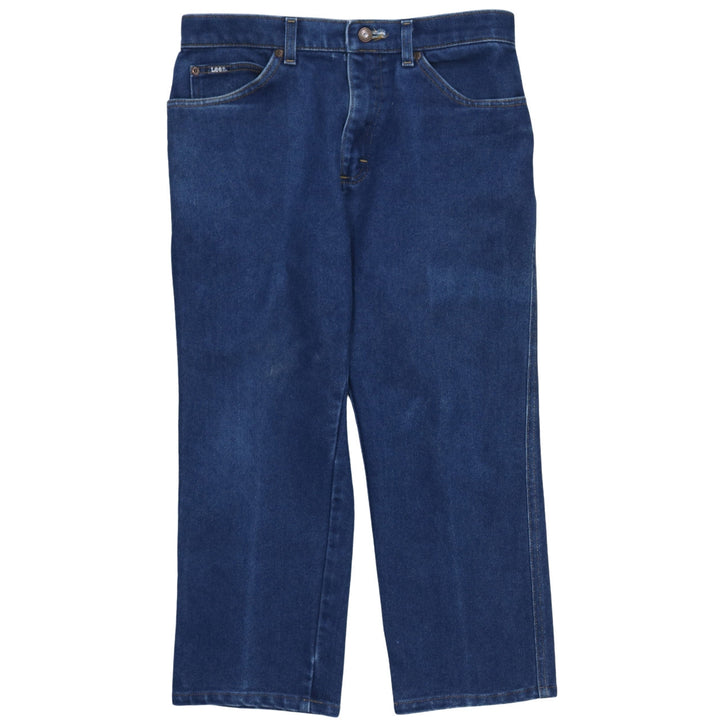 Lee Men's Blue 33x30 Straight Regular Fit Denim Jeans