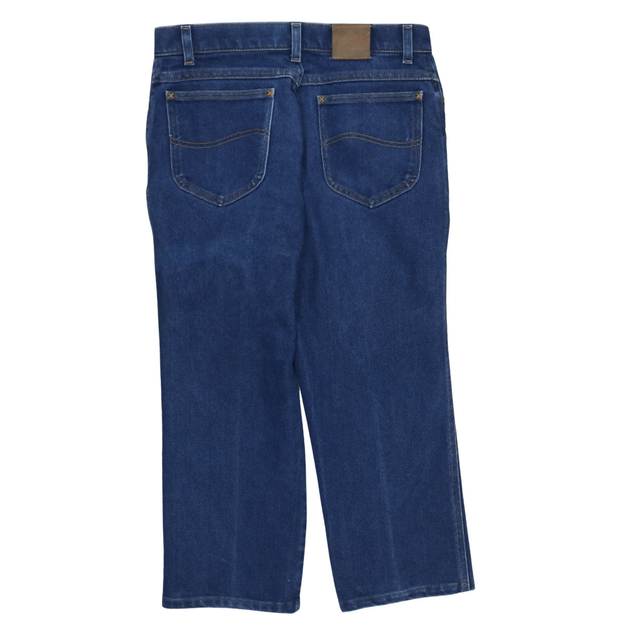 Lee Men's Blue 33x30 Straight Regular Fit Denim Jeans