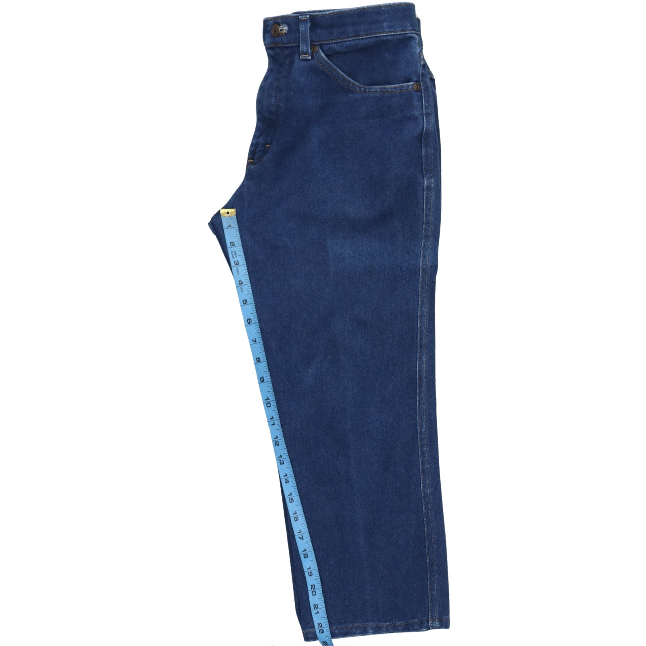 Lee Men's Blue 33x30 Straight Regular Fit Denim Jeans