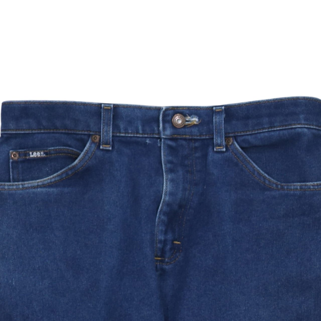Lee Men's Blue 33x30 Straight Regular Fit Denim Jeans