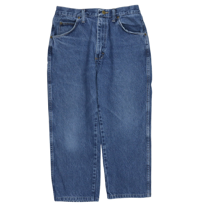 Wrangler Men's Blue Classic Straight Fit Denim Jeans 31x32