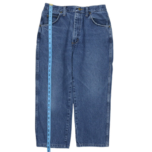 Wrangler Men's Blue Classic Straight Fit Denim Jeans 31x32