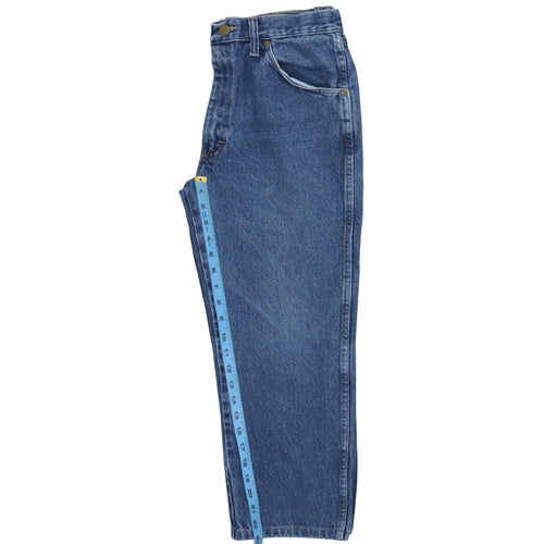 Wrangler Men's Blue Classic Straight Fit Denim Jeans 31x32