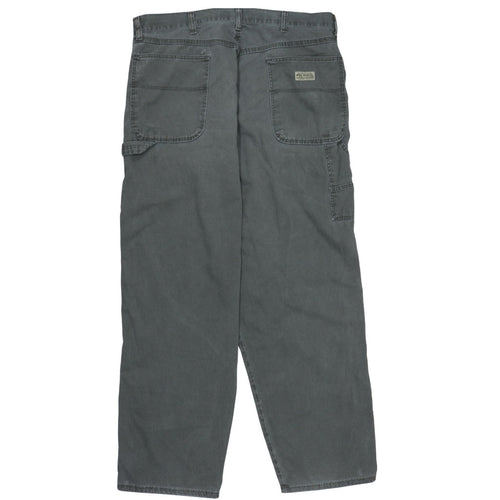 Lee Men's Grey Relaxed Fit Straight Denim Jeans 36x32