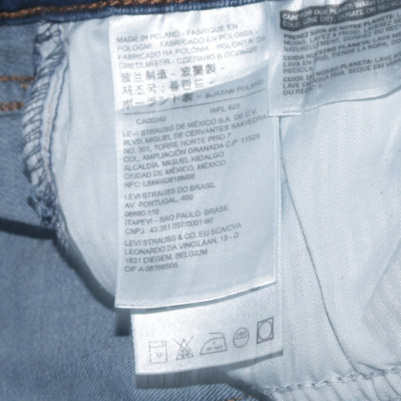 Levi's Women's Blue 311 Shaping Skinny Jeans Size 32