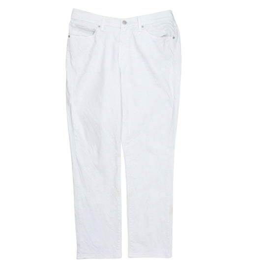Levi's Women's White Classic Straight Jeans Size 12
