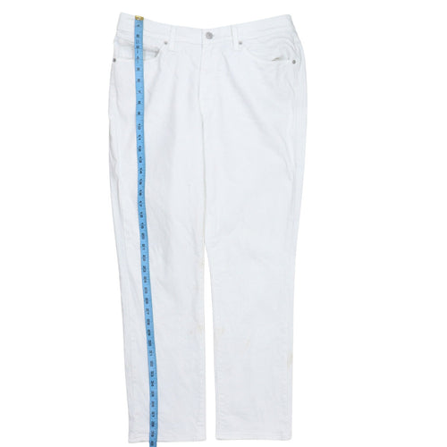Levi's Women's White Classic Straight Jeans Size 12