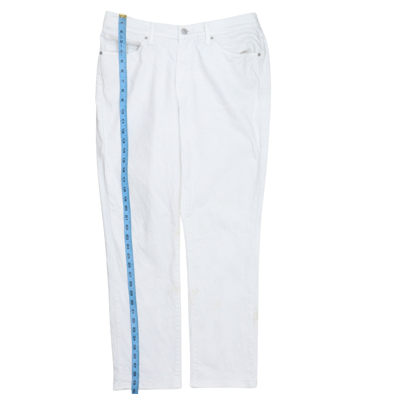 Levi's Women's White Classic Straight Jeans Size 12