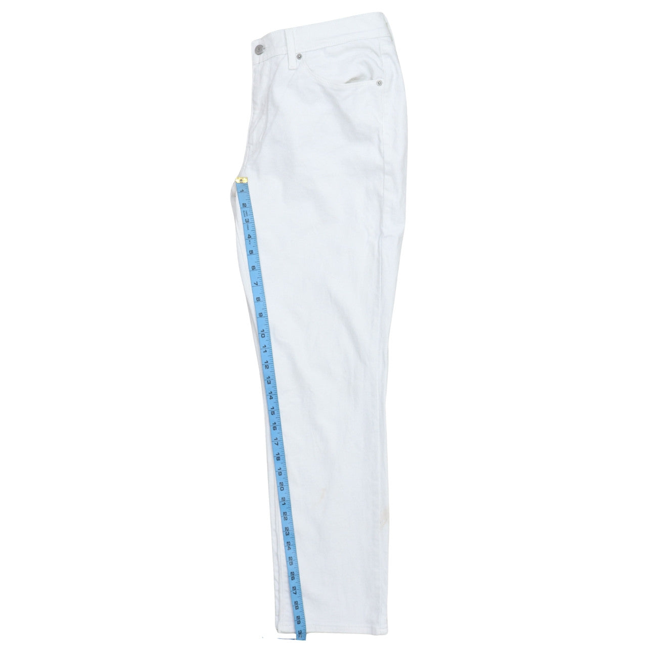 Levi's Women's White Classic Straight Jeans Size 12