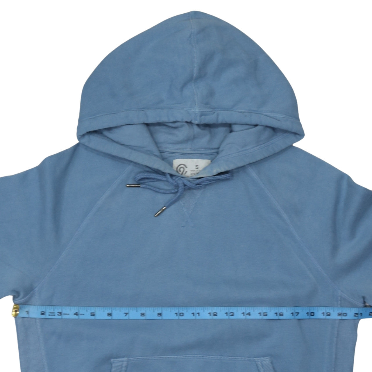 Champion Men's Blue Pullover Hoodie Size S Cotton Fleece Sweatshirt