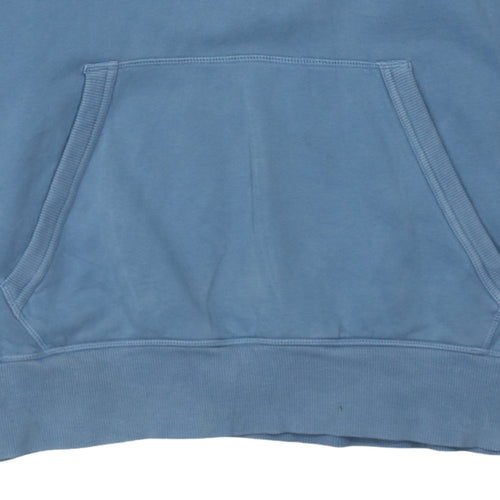 Champion Men's Blue Pullover Hoodie Size S Cotton Fleece Sweatshirt