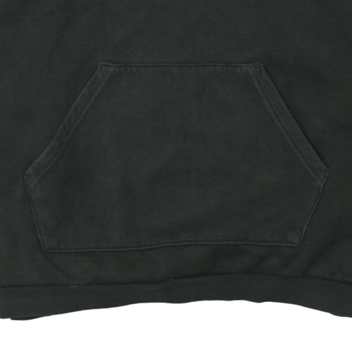 Adidas Womens Black Small Pullover Hoodie with Logo Design