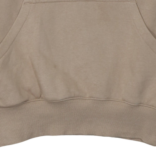 Nike Women Beige XS Pullover Hoodie Cotton Blend Casual Sweatshirt