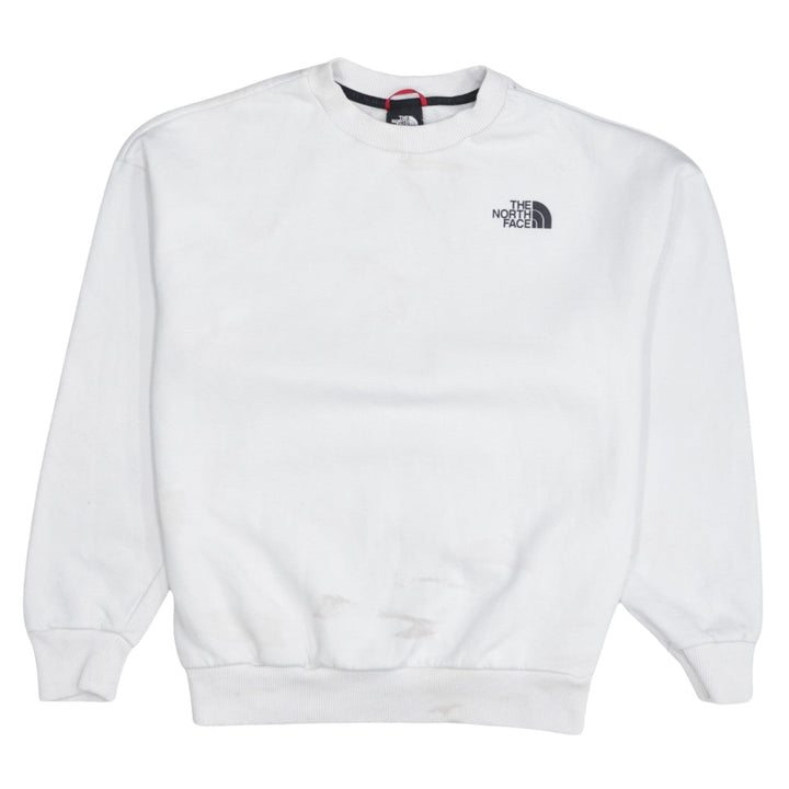 The North Face Womens White Small Pullover Sweatshirt Graphic Print