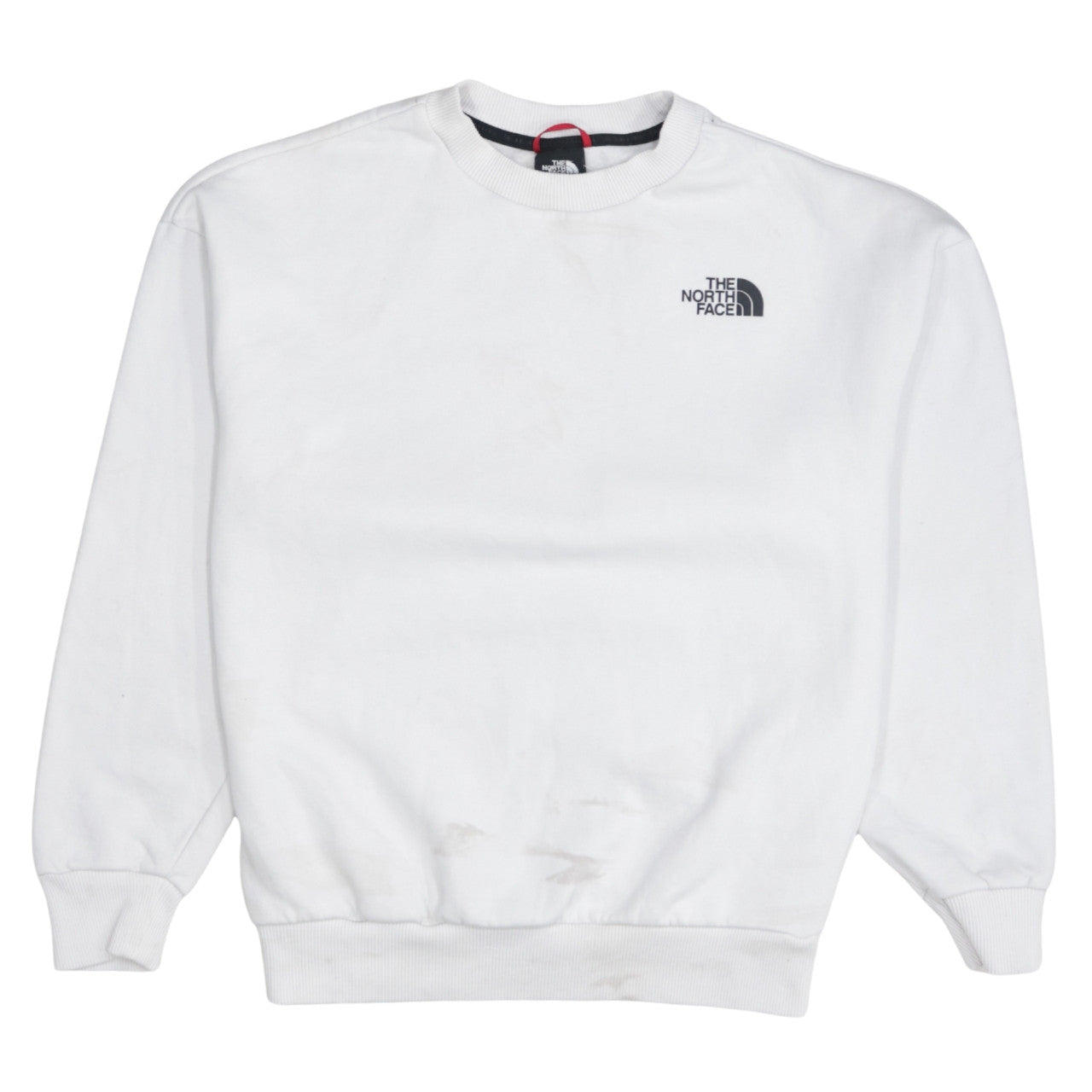 The North Face Womens White Small Pullover Sweatshirt Graphic Print