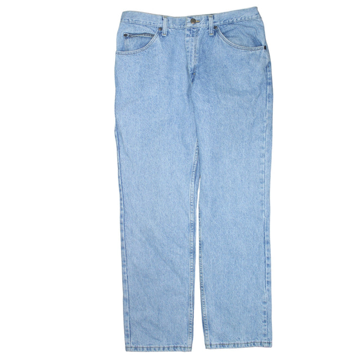 Lee Mens Blue Regular Fit Straight Leg Denim Jeans 34x30