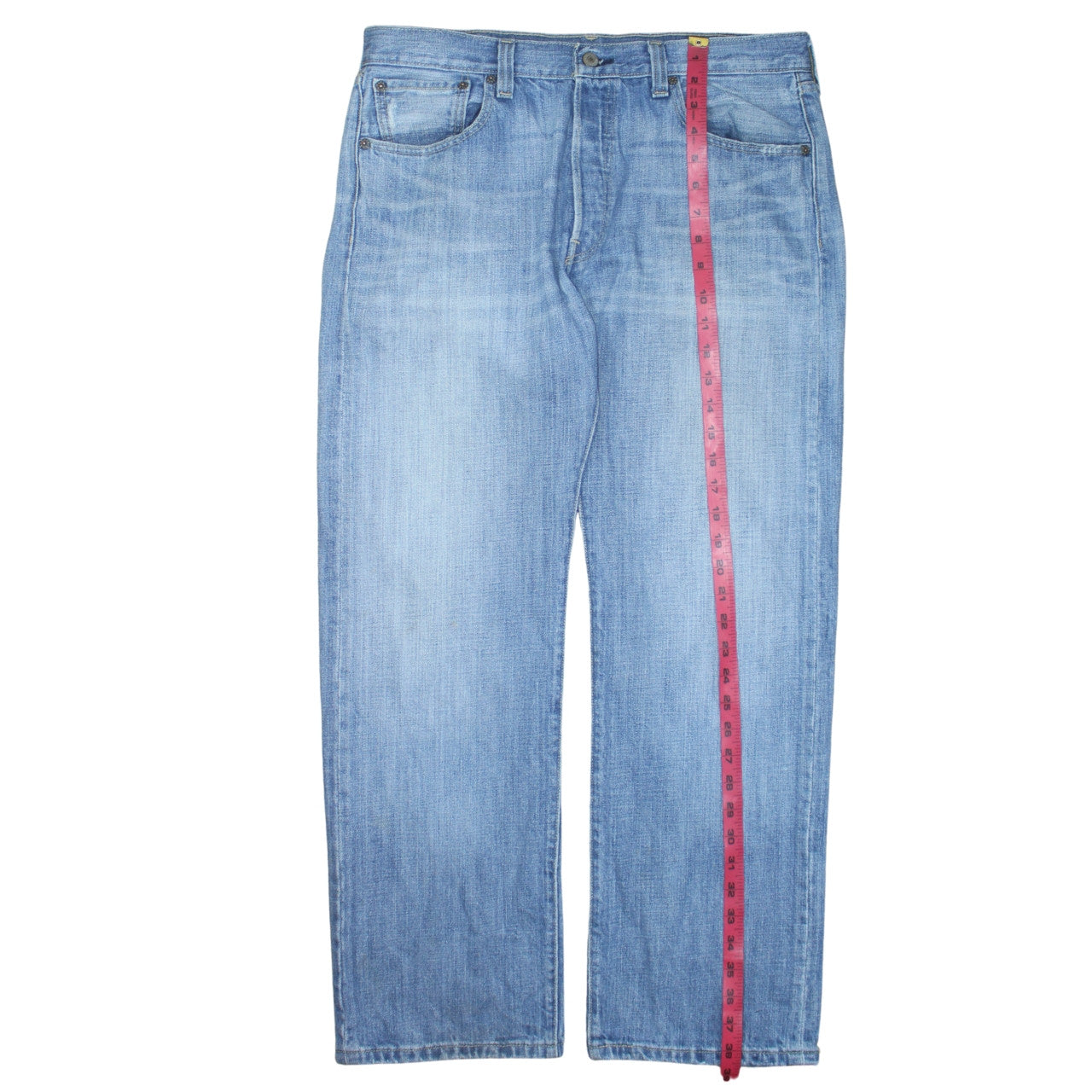 Levi's 501 Men's Blue Straight Leg Denim Jeans Size 34x30