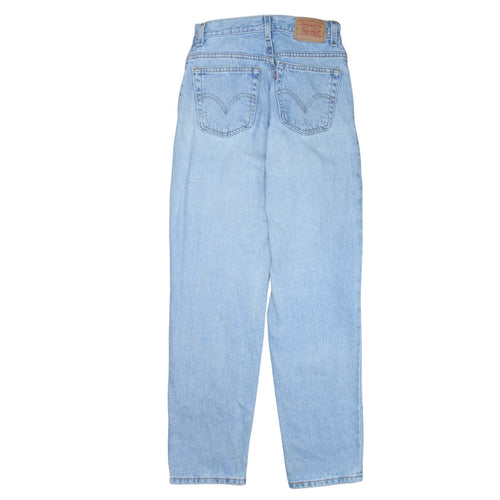 Levi's Women's Blue 550 Relaxed Fit Tapered Jeans Size 8