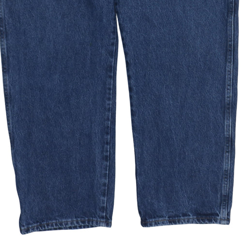 Wrangler Men's Blue 42x30 Regular Fit Straight Denim Jeans