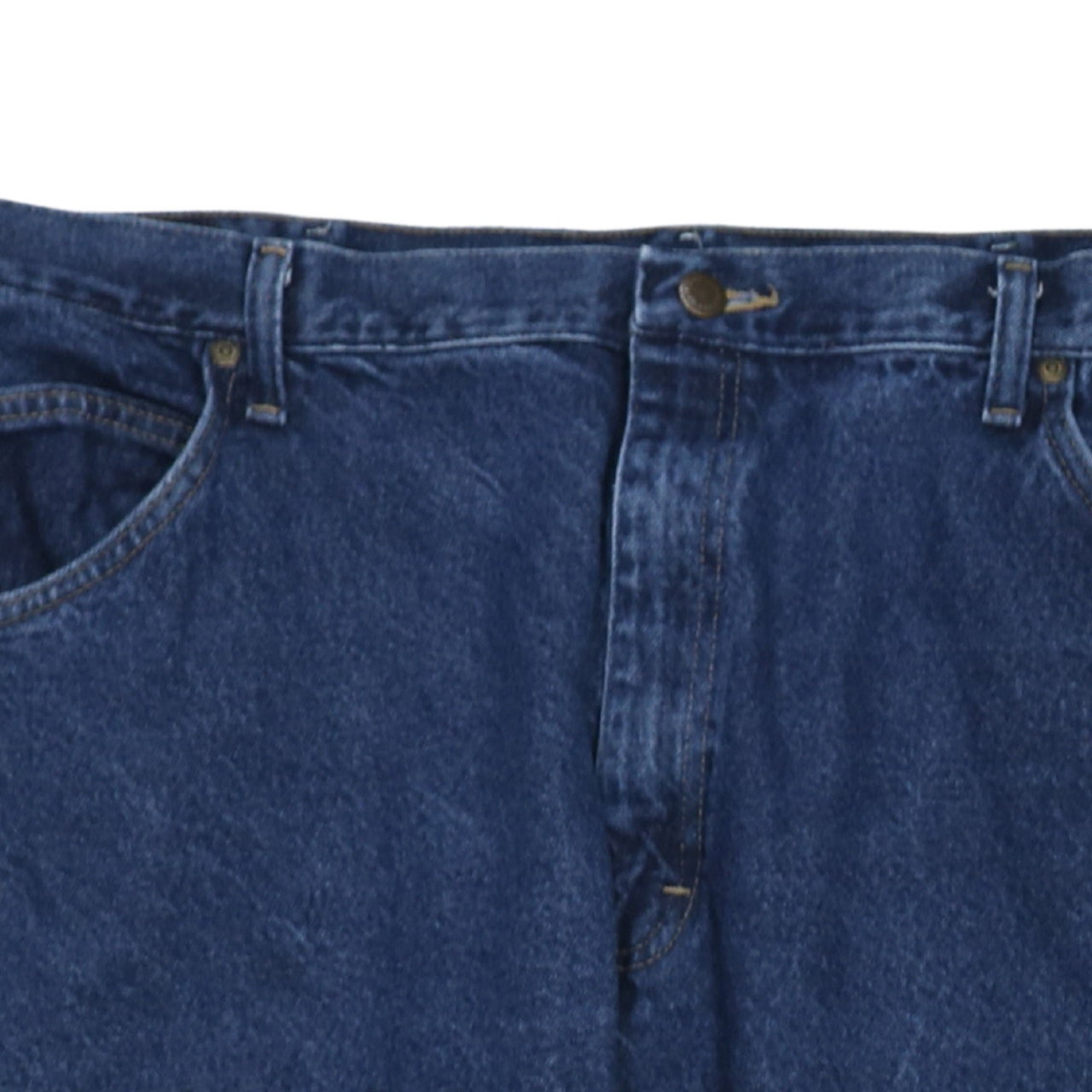 Wrangler Men's Blue 42x30 Regular Fit Straight Denim Jeans