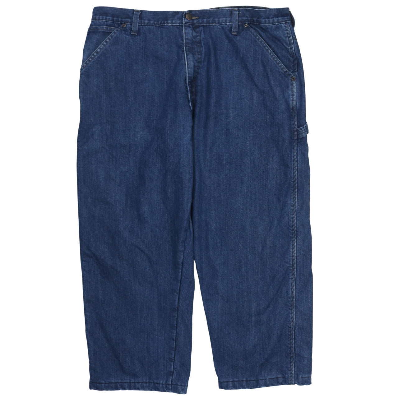 Wrangler Men Blue 40x30 Regular Fit Lined Denim Straight Jeans