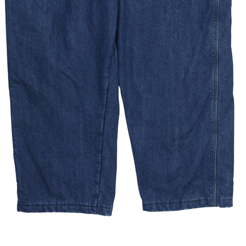 Wrangler Men Blue 40x30 Regular Fit Lined Denim Straight Jeans