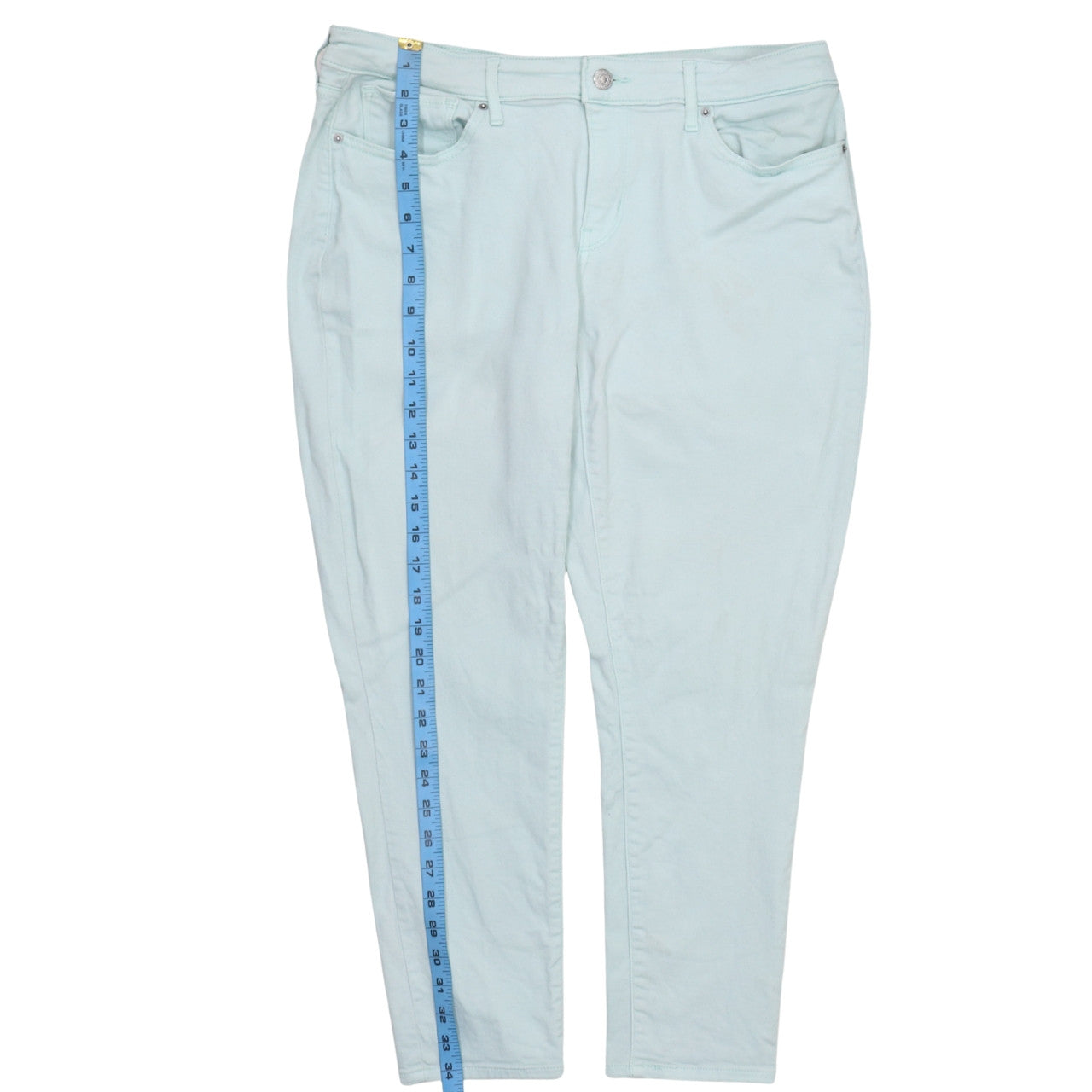 Levi’s 711 Skinny Women’s Blue Denim Jeans Size 32 Mid Rise Stretch