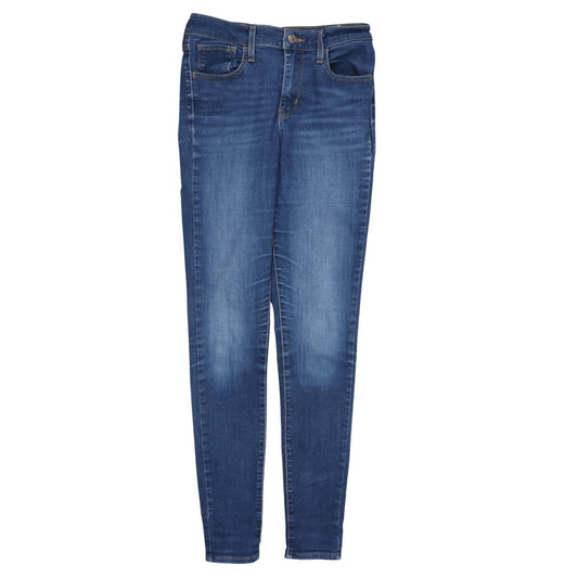 Levi's Womens Blue 720 High Rise Super Skinny Jeans Size 28
