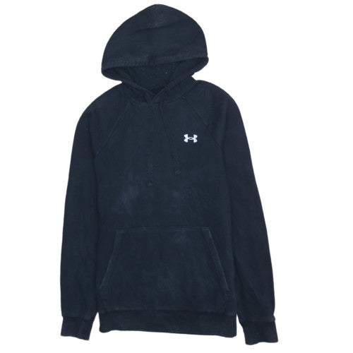 Under Armour Boys Black Pullover Hoodie ColdGear Small Fleece